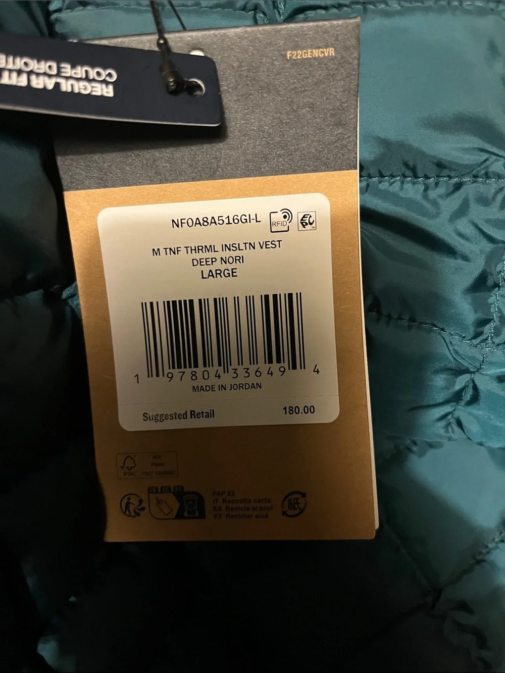 The North Face Men’s Insulated Thermoball Vest